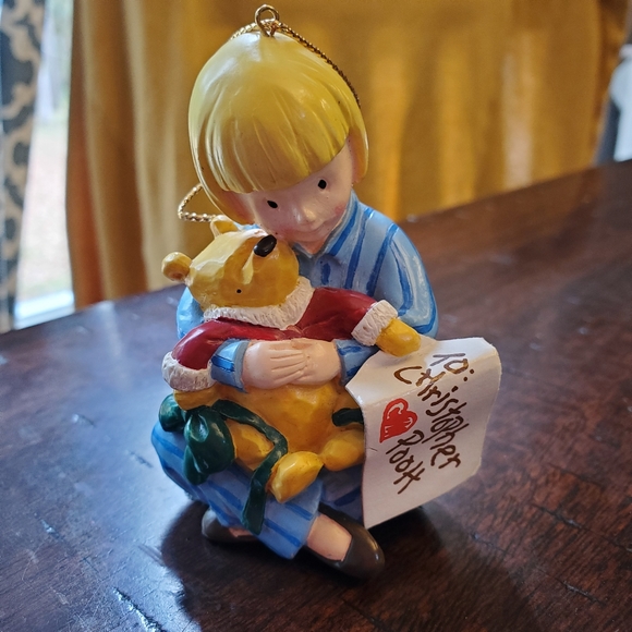 Disney Other - Disney Classic Pooh & Christopher Robin Christmas Ornament Holiday Figurine MCF